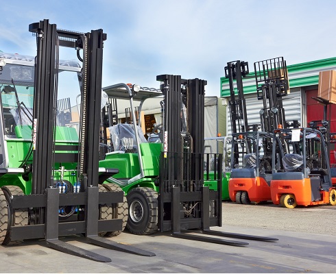 Sales forklift machines and warehouse equipment